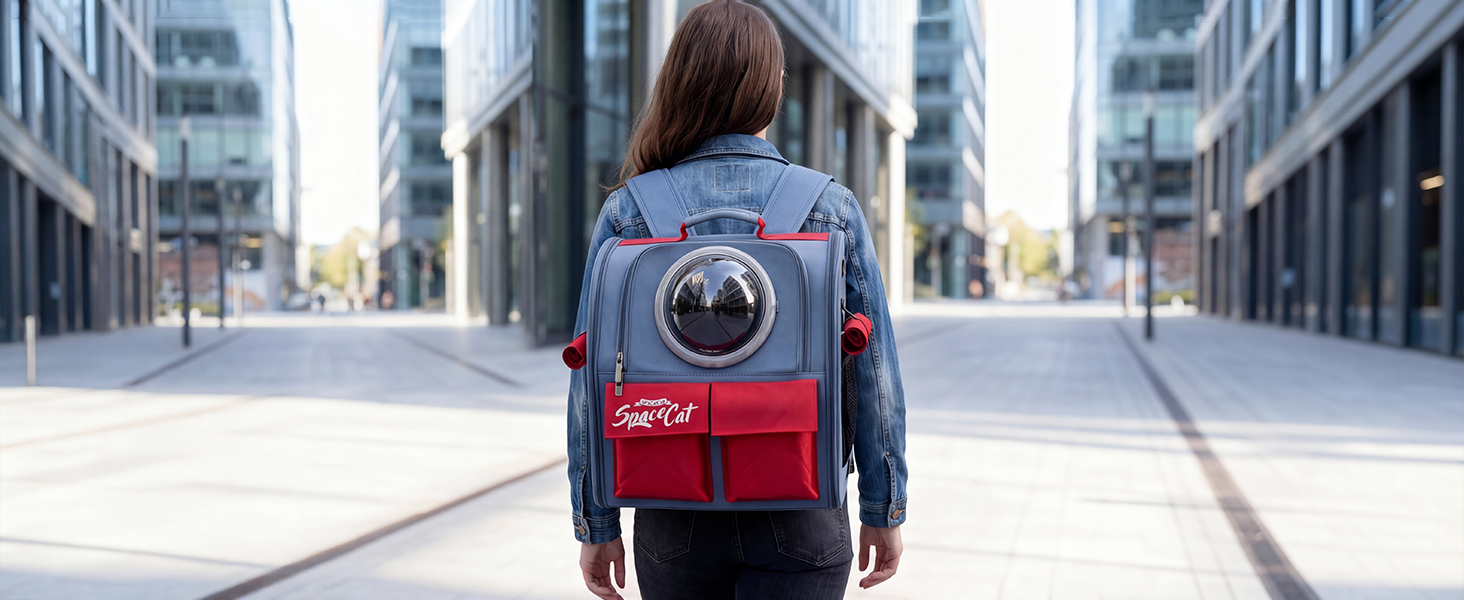 Розширюваний рюкзак для тварин Galatée, дозволений для перевезення в літаку, для котів та маленьких собак, дихаючий, для подорожей, хакі