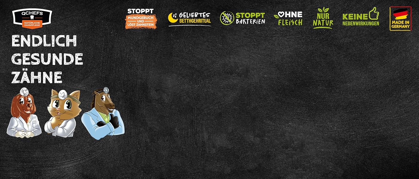 Набір для догляду за зубами собак QCHEFS: зубні нитки та килимок Lickimat Buddy для профілактики зубного каменю та запалення ясен