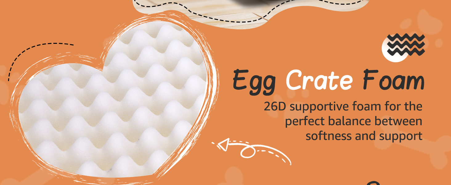 Ортопедичне ліжко для собак Nobleza, середній розмір, 71x58x17 см, з піною з пам'яті, сіре, для маленьких і середніх собак, миється, вологостійке, неслизьке, з високим бортиком