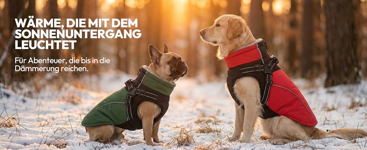 Зимовий теплий наповнювач для собак, водонепроникний, з нагрудником, для малих та середніх порід, розмір XS (35 см), зелений