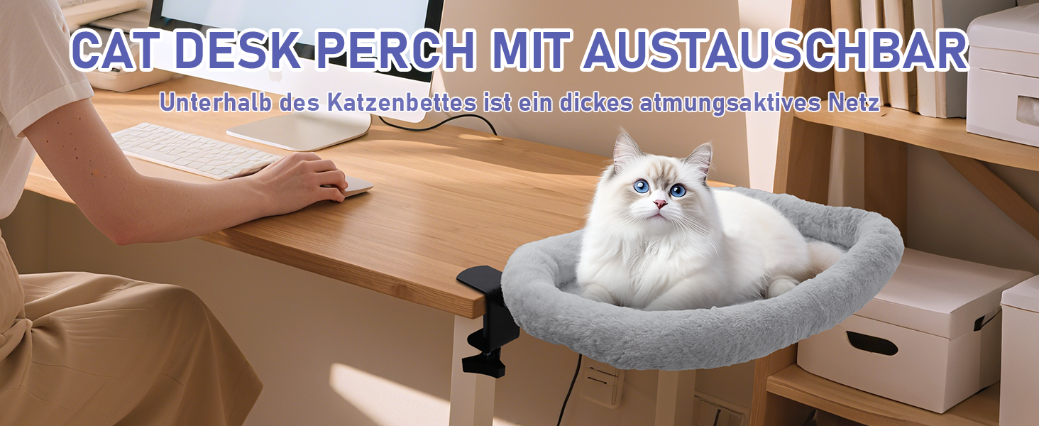 Підвісне ліжко для котів Trhillsbrad, 90° складна конструкція, 59x38 см, до 11 кг