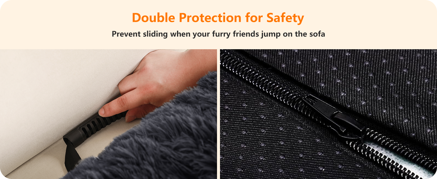 Крісло-лежанка для собак великих та середніх порід, антиковзаюча підстилка, 110 x 95 x 18 см, темно-сірий колір