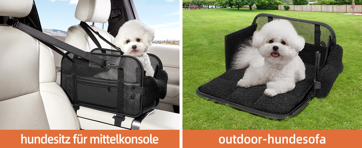 Транспортна сумка для собак та котів: переноска для тварин до 6 кг, з підстилкою та сталевим каркасом, чорна