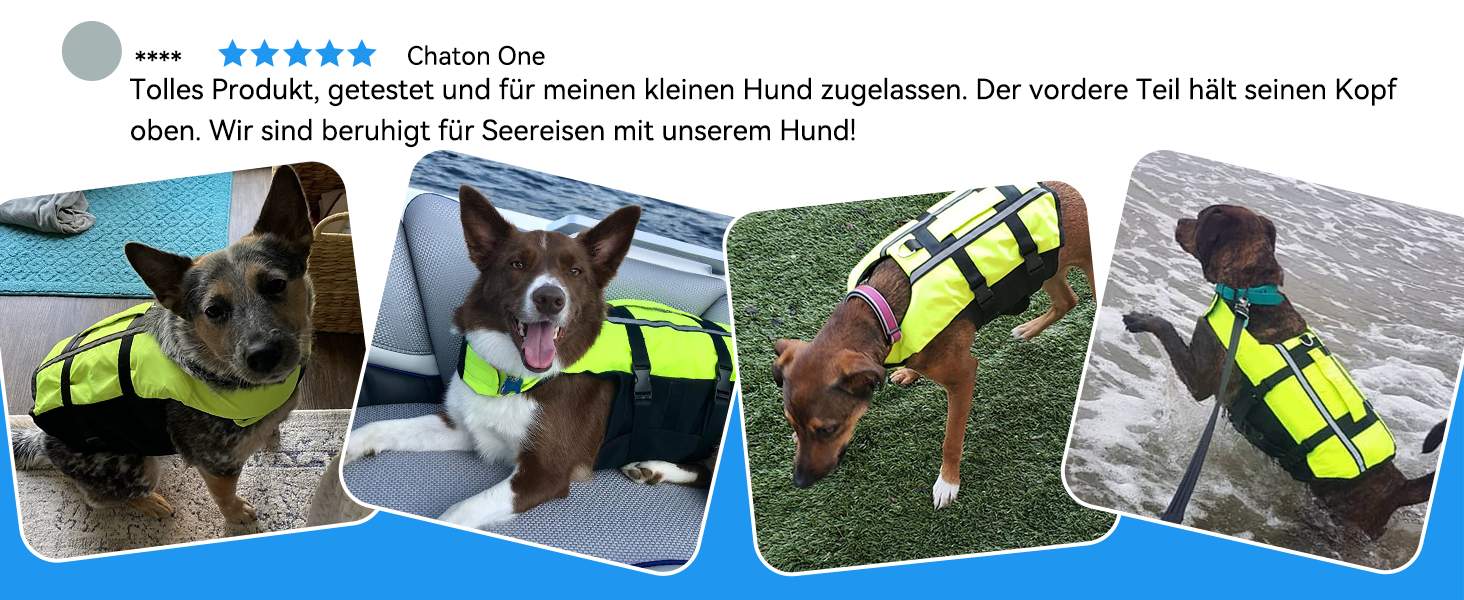 Рятувальний жилет для собак NAMSAN - надувний, для малих, середніх та великих собак, зелений (M)