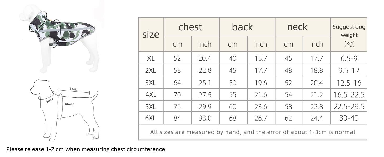 Зимовий одяг для собак: теплий пуловер та куртка для середніх та великих собак (2XL)