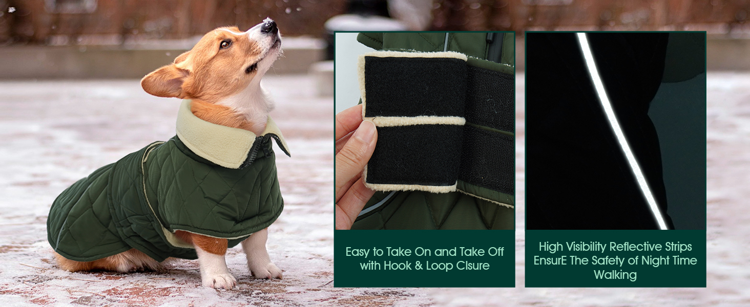 Куртка для собак Kuoser, зимова, водонепроникна, для середніх та великих собак, з флісовою підкладкою та блискавкою, L, червона