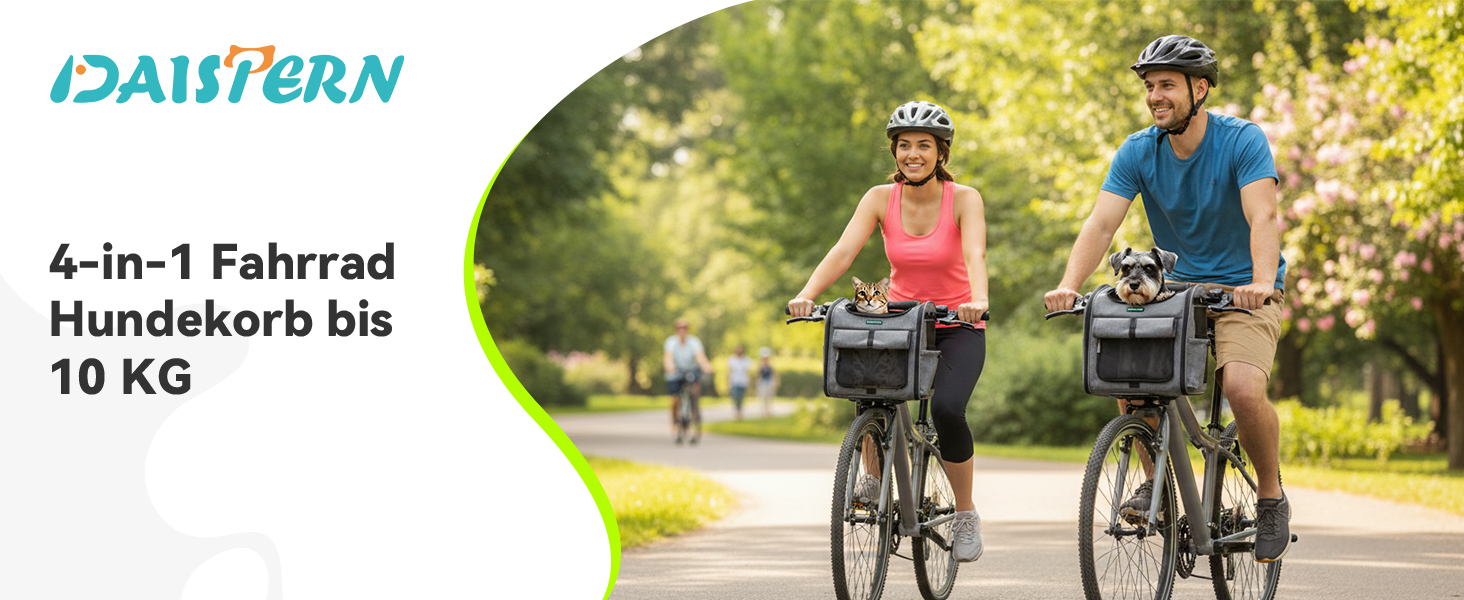 Корзина для собак на велосипед до 10 кг з міцною L-подібною кріпленням Φ80mm, складана, дихаюча, 4-в-1 (рюкзак, сумка через плече, автокрісло), з комфортним подушкою та світловідбиваючими смугами