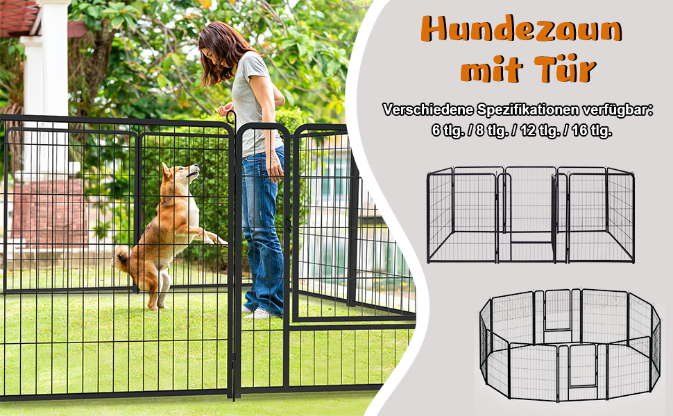 Вольєр для цуценят Froadp 6-TLG, 65 x 80 см: загон для собак, вольєр, огорожа, 6 елементів