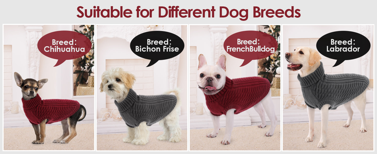 Теплий безрукавний светр для собак Citétoile з коміром-горловиною | М'який фліс, комфортний та дихаючий | Ідеальний для холодної погоди | Червоний, розмір M