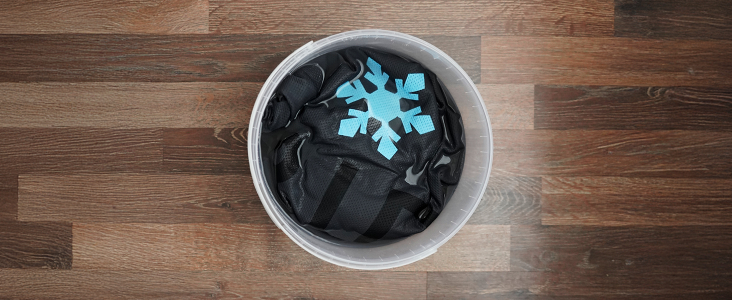 Охладна ковдра SUNRIDE для коней (Cool Down) 3-частинна - з накидкою на голову та тканиною - миттєвий охолоджуючий ефект завдяки випарній прохолоді - екологічна, проста у використанні - сіра (125 см)