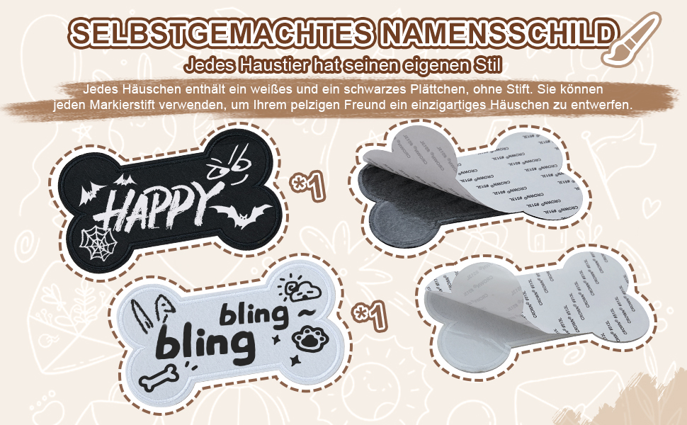 Будка для собак Jiupety, XL, 51x46x46 см, коричнева. Зручне ліжко-будка для собак вагою 7-14 кг, для дому