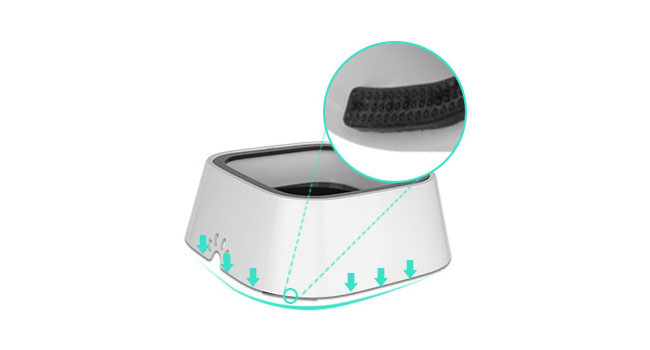 Миска для води для собак LumoLeaf, 1л, анти-розливання, для подорожей, не протікає, миска для собак, котів, тварин