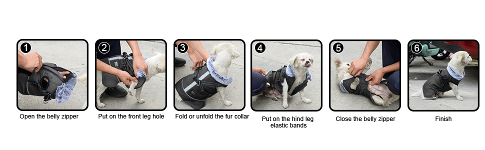 Водонепроникний теплий зимовий одяг для собак: куртка з отвором для повідка, для чихуахуа, французького бульдога, малих та середніх порід