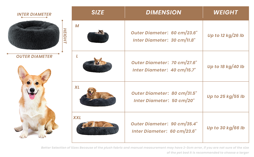 М'яке ліжко для собак та котів 