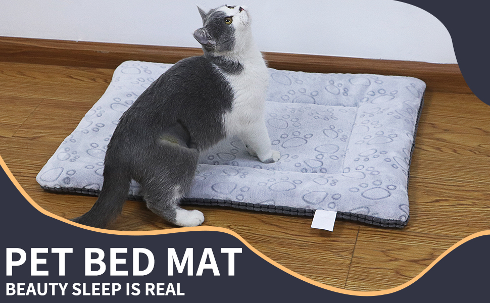 Лежанка для собак IEUUMLER, м'яка та тепла, 91x58 см, сірий колір. Підходить для собак та котів.