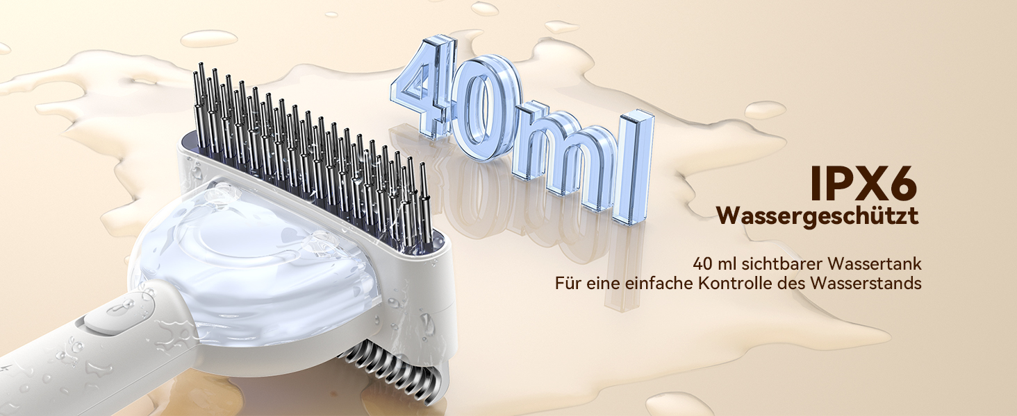 Щітка для вичісування підшерстка собак та котів FEELNEEDY, 4 в 1, для довгошерстих порід, 23+35 зубців, двосторонній спрей, 2 щітки з кожної сторони