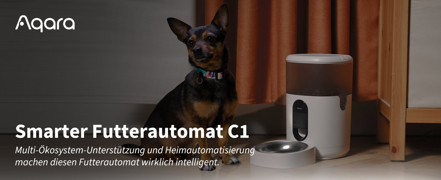 Автоматична годівниця для котів і собак Aqara C1 Zigbee 3.0 з керуванням Google/Alexa/Siri