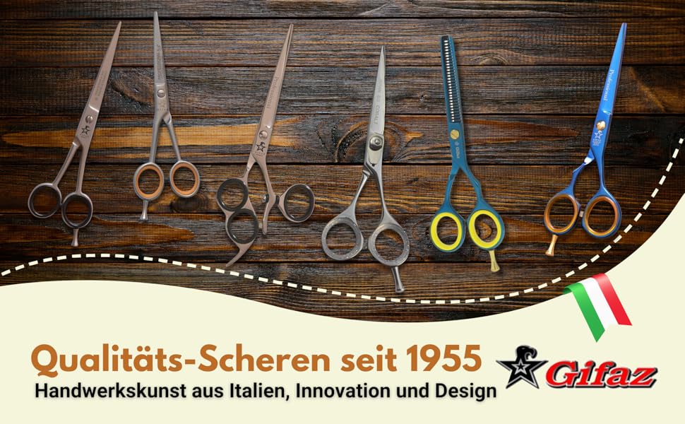 Професійні ножиці для філірування Titan Haarschere – нержавіюча сталь, 140 мм