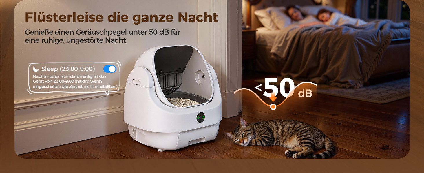Автоматичний лоток для котів Katzenklo Selbstreinigend з контролем запаху, сенсорами та керуванням через додаток - для великих котів