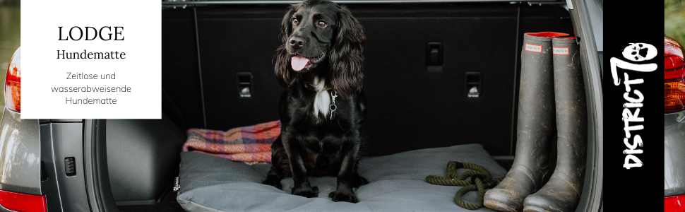 Килимок для собак District 70 Lodge, Темно-сірий, Розмір L