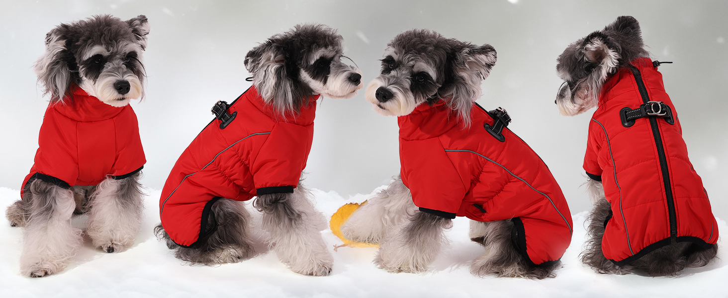 Теплий зимовий одяг для собак Savlot: водонепроникна куртка з флісовою підкладкою для малих, середніх та великих собак, XL, блакитна