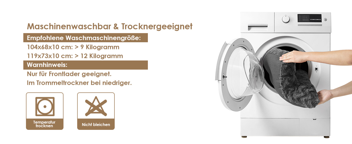 Килимок для собак великих порід EHEYCIGA, 104x68 см, XL, штучне хутро та льон, темно-сірий
