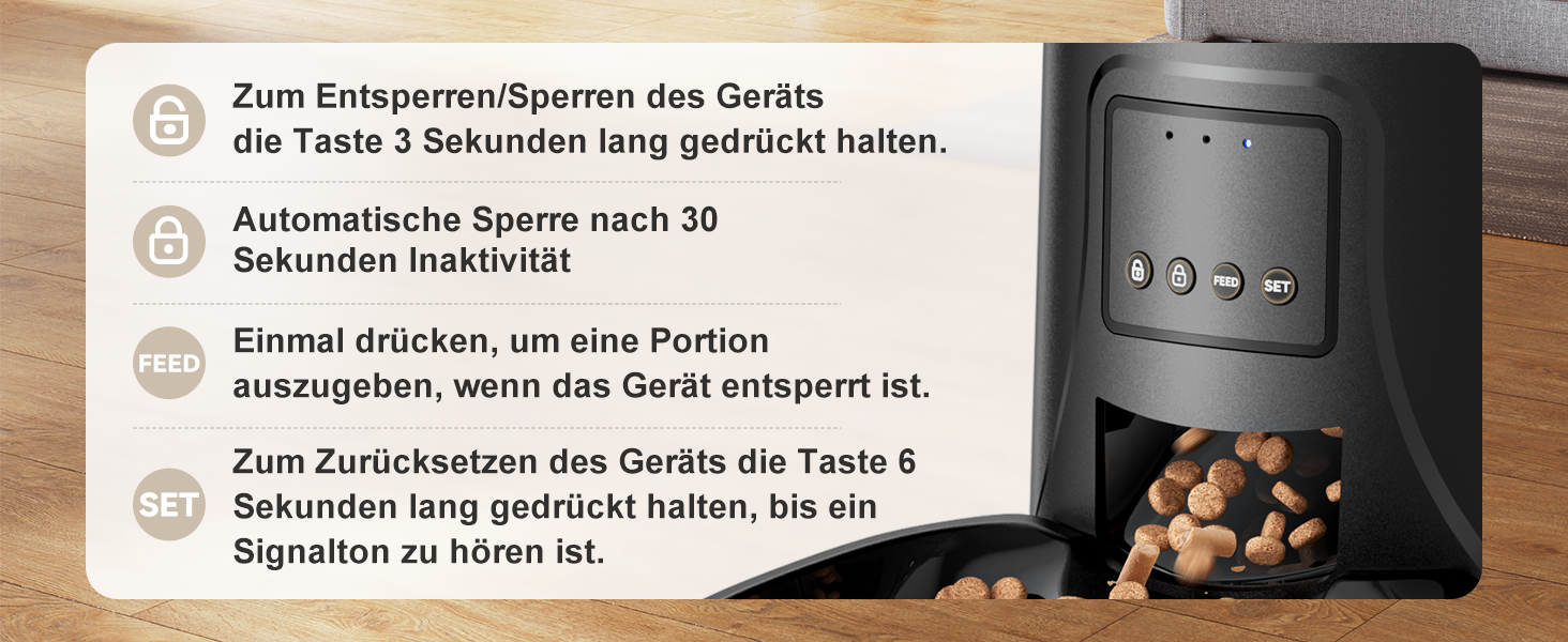 Автомат годування котів IMIPAW 5G WiFi, керування через додаток, 4L, для котів та собак