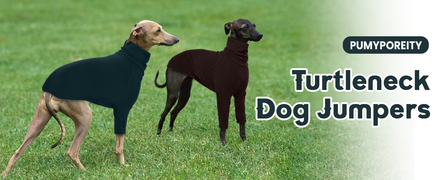 Пуловер з коміром-стійкою для гончаків, теплий зимовий одяг, куртка для гончаків, одяг для собак середнього розміру, теплий пуловер для собак (M, Коричневий)