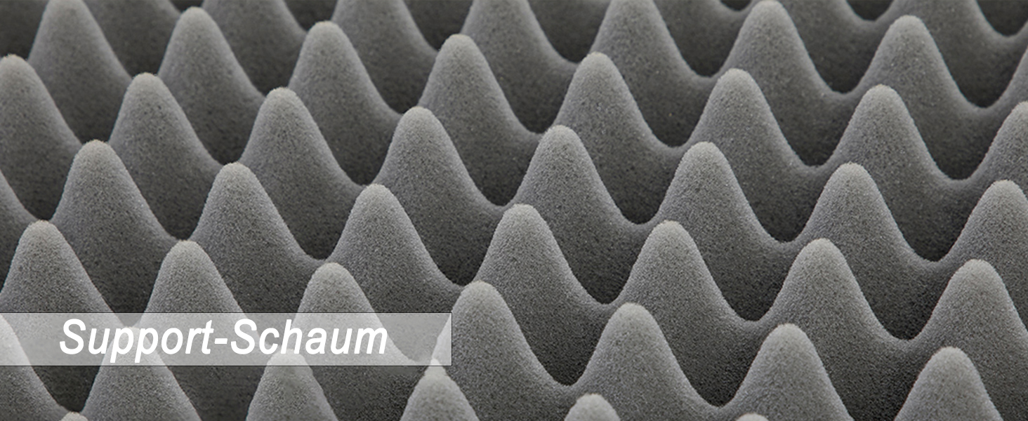 Ортопедичне ліжко для собак великих порід від GUANGDEEN - м'яке, знімний чохол, чорний колір, 116x71x7 см