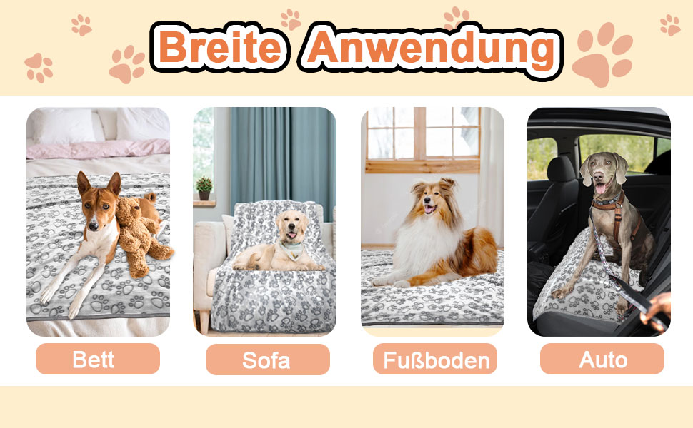 М'яка ковдра для собак та котів, 200x150 см (Сірий, 130x150 см), для дому та подорожей, захист дивану