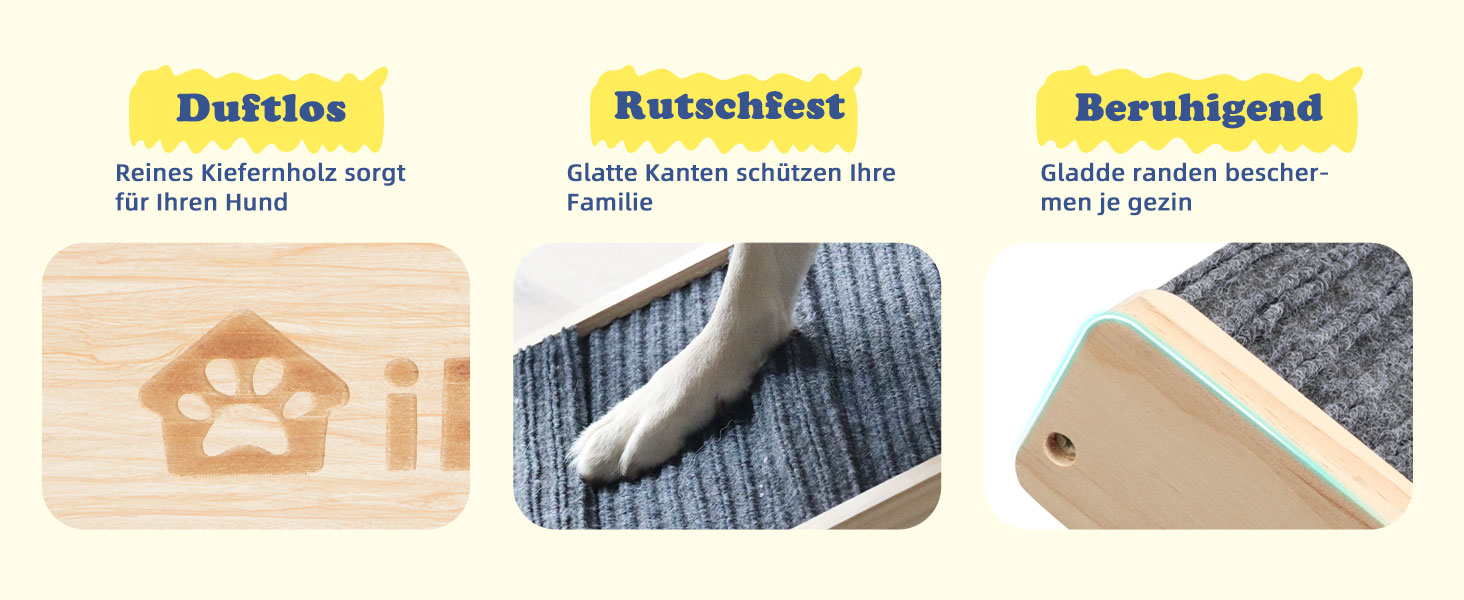 Рампа для собак та котів Hunderampe - складана, регульована, до 90 кг (внутрішнє використання до 35 кг)