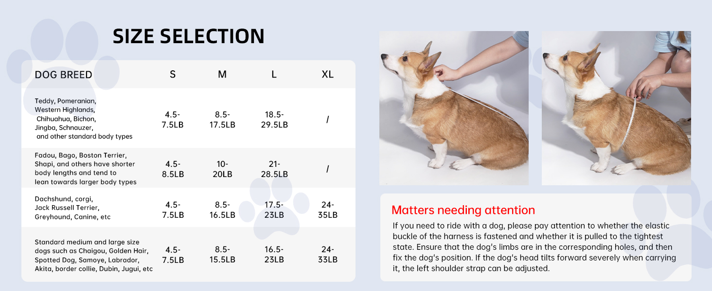 Сумка-переноска та повід для собак, повід для собак з підтримкою, регульовані, дихаючі, м'які ремені для собак, ідеально підходить для собак з обмеженими можливостями, розмір M (4–8) кг, чорний