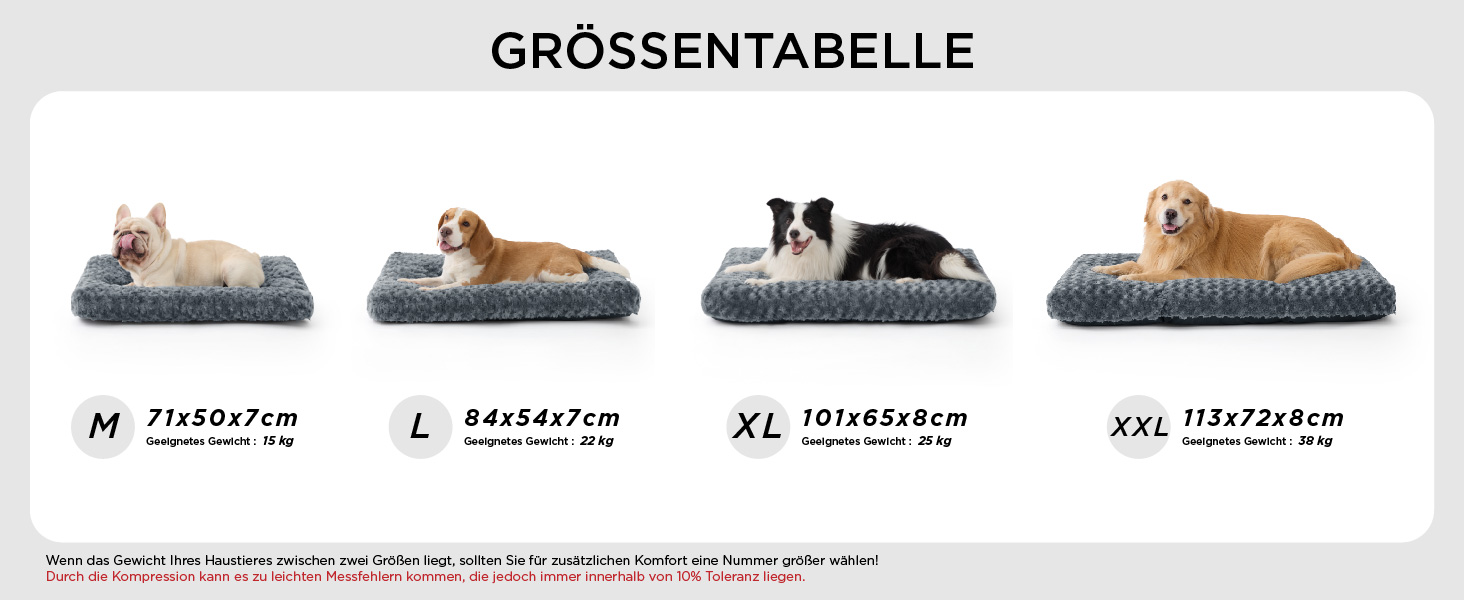 Крісло-лежанка для собак середніх порід BEDSURE - 71x50x7 см, сіре, миюче, з антиковзаючою основою