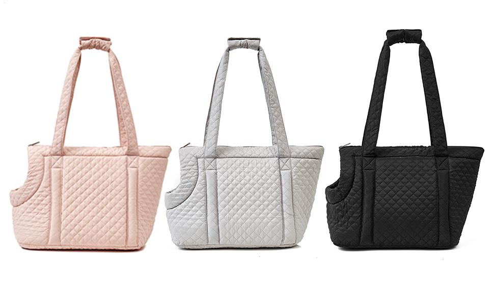 Чорна сумка-переноска для собак та котів – зручна переноска з бавовни для подорожей та повсякденного використання