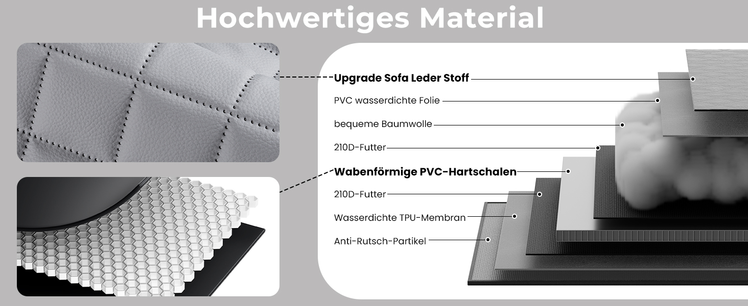 Плед для собак у машину Pecute з жорсткою основою, 133*62 см, сірий. Захист сидіння, антиковзаюча поверхня, до 150 кг. 3-в-1: збільшення сидіння, чохол, сітка для собак. Водонепроникний, антицарапин, текстура софи.