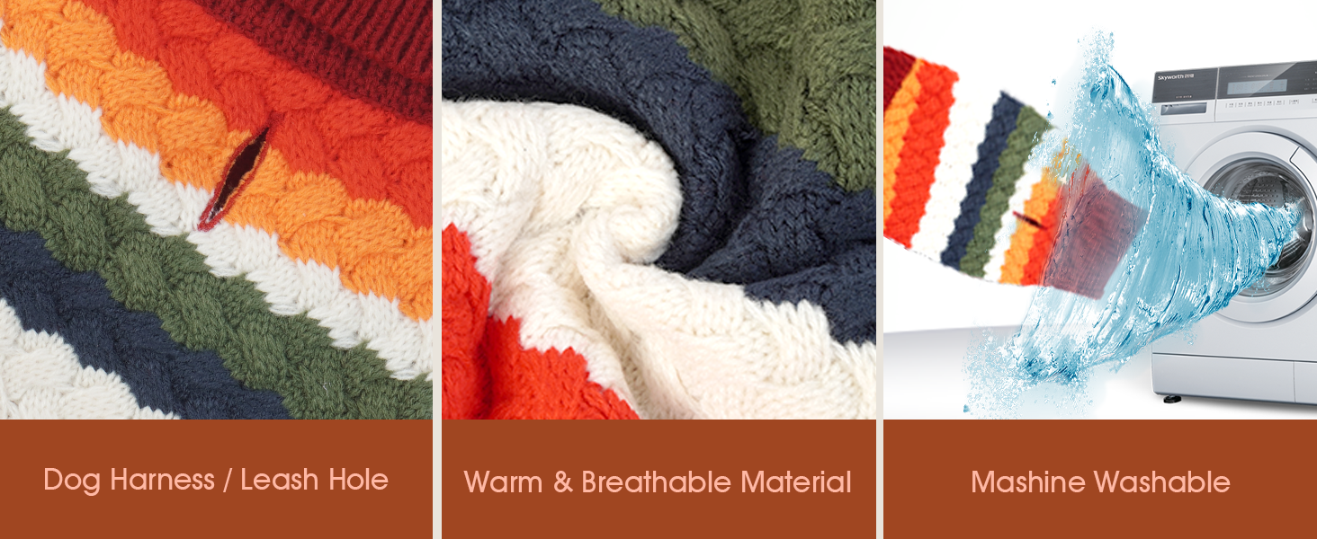 Теплий пуловер для собак Kuoser, для маленьких та середніх собак, флісова одяг, зимовий, червоний, XS