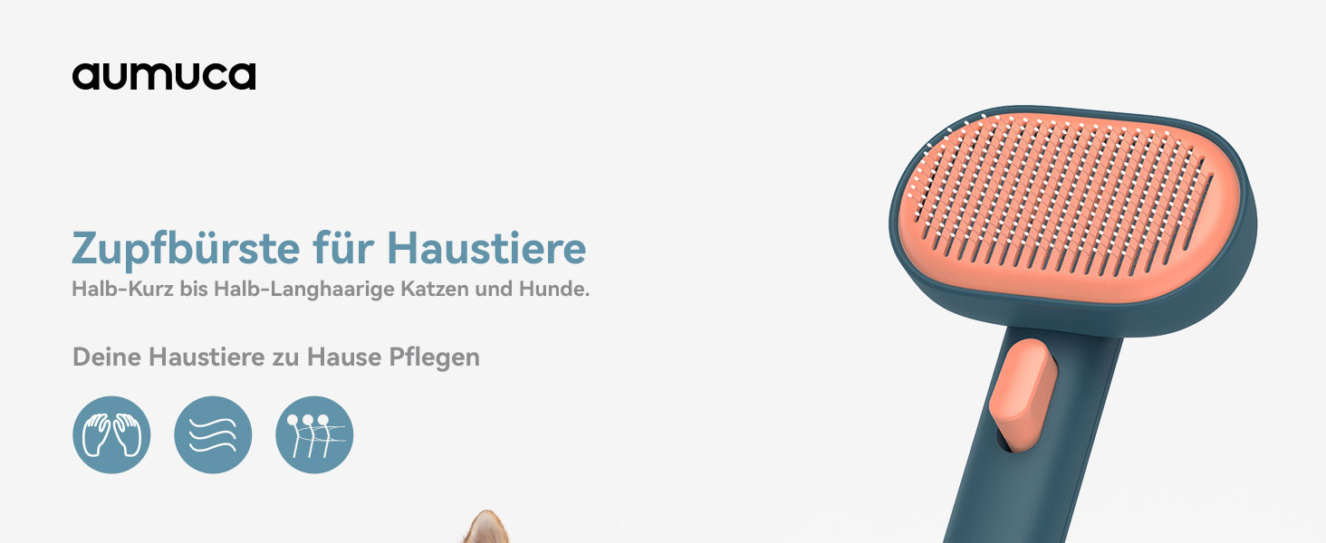 Щітка для котів Kurzhaar, для короткошерстих котів, видаляє підшерсток та ковтунці, самоочисна, зелена