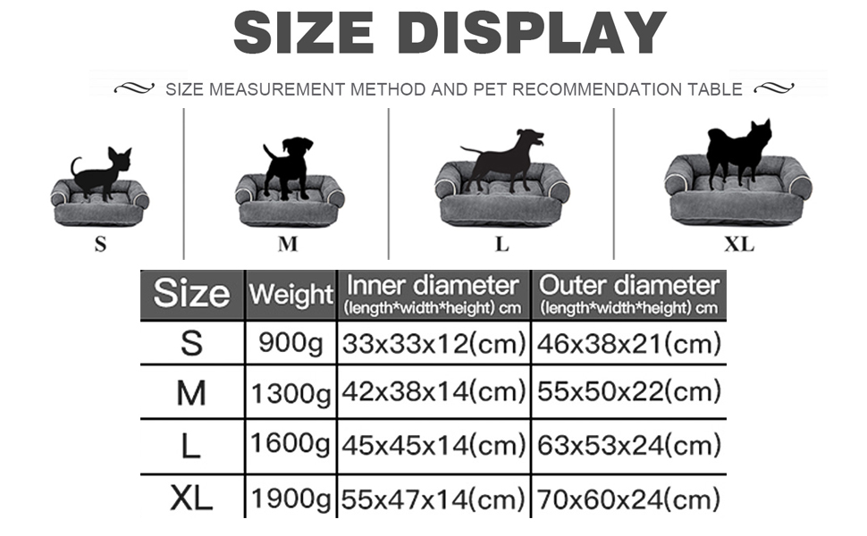 Крісло-лежанка для котів та собак PETCUTE, ортопедичне, з неслизьким дном, сіре