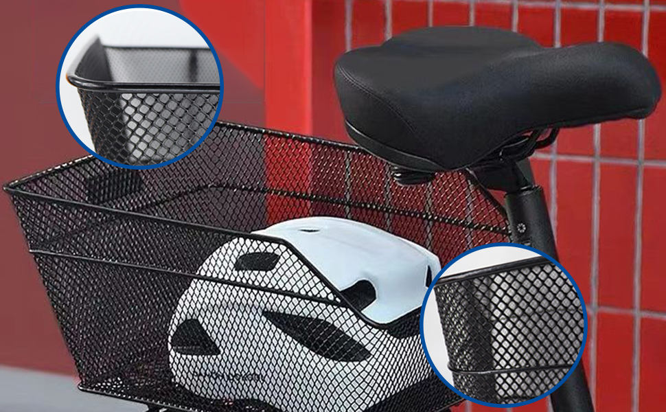 Задній велосипедний кошик великого розміру, знімний, для собак, покупок, пікніків, шкільних речей