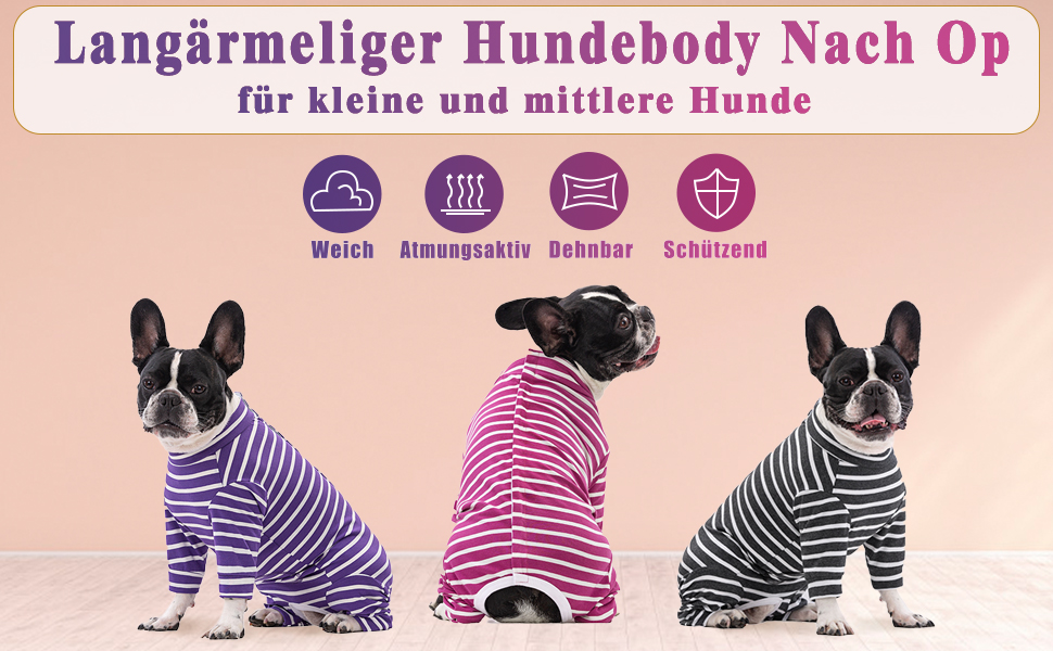 Комбінезон для собак після операції Axcimond, сірий, L, захисний одяг для відновлення, хірургічний костюм для тварин