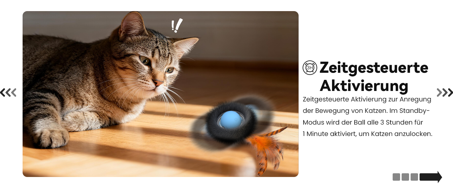 Іграшка для котів, інтерактивна кулька з лабіринтом, автоматична іграшка-мисливець з пір'ям, мисливська іграшка, подарунок для кота