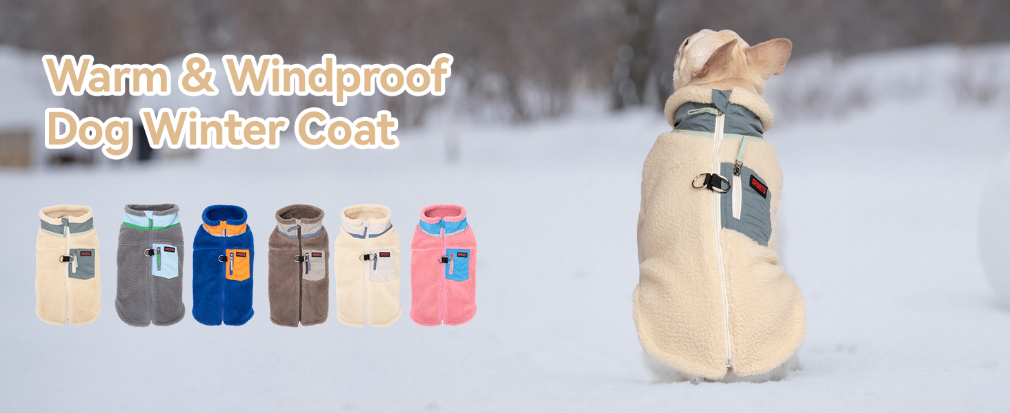 Теплий зимовий пуховик для собак FeimaX: вільний, з D-порогом, для маленьких та середніх собак (зелено-бежевий, S)