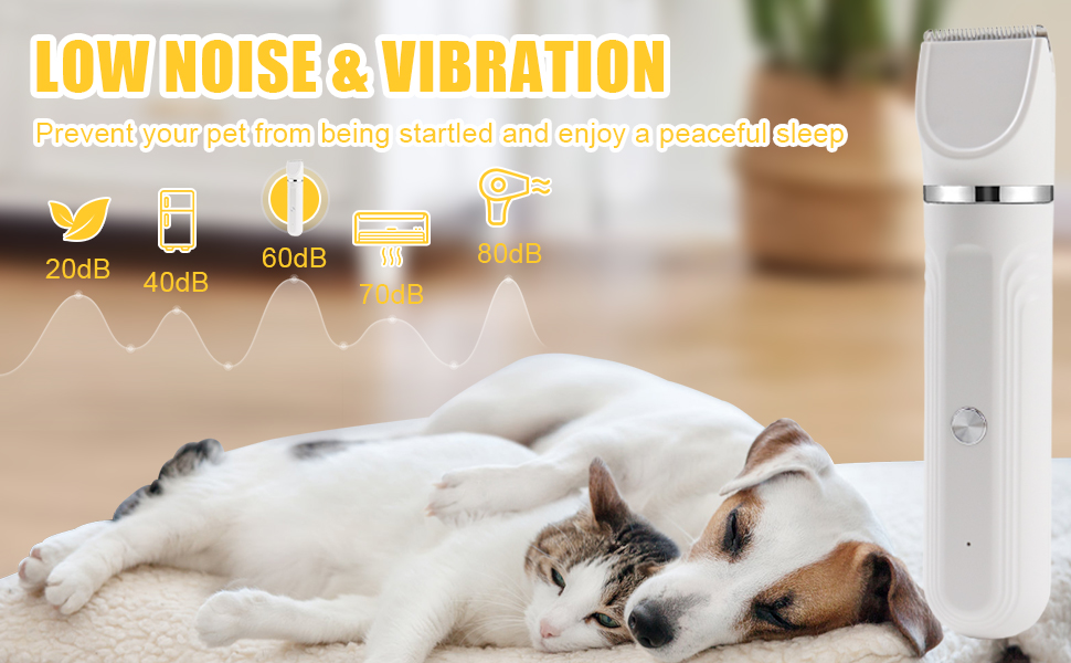 Набір для догляду за тваринами 4-в-1: машинка для стрижки собак та котів, триммер для лап, точилка для кігтів, машинка для стрижки шерсті | USB-C | для тіла, лап, очей, вух