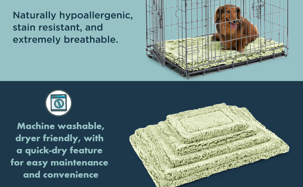 Міцне ліжко для собак Toutwool від жування - м'який лежак у переноску для собак - надійний лежак для агресивних жувальників - можна прати, ідеально підходить для маленьких порід & розмір L 62 см, (XS, Gleam)