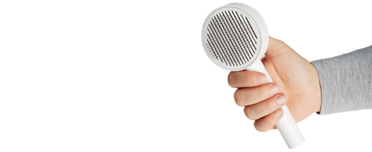 PiuPet® Самоочищуюча щітка для шерсті тварин | Щітка для котів та собак | Інструмент для видалення шерсті