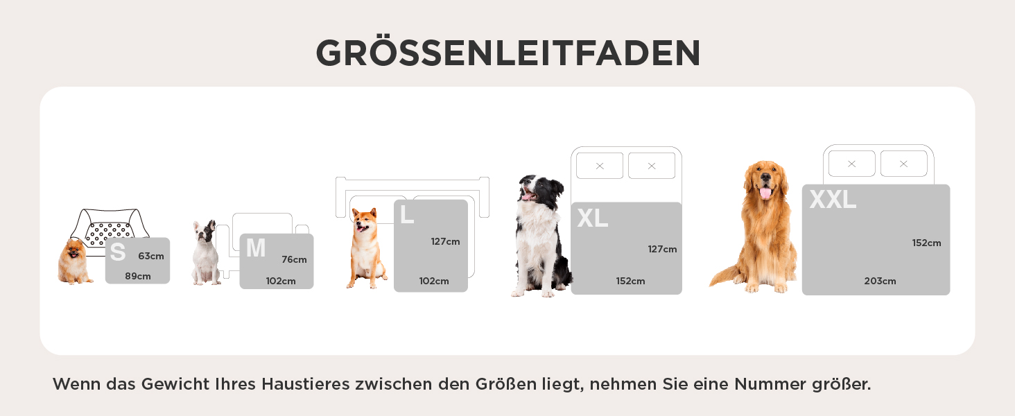 Водонепроникний коврик для собак BEDSURE - 127 x 152 см, миючий, для великих собак, м'який та пухнастий, захисний коврик на собаче ліжко, ковдра для собак, кремовий XL (127x152 см)