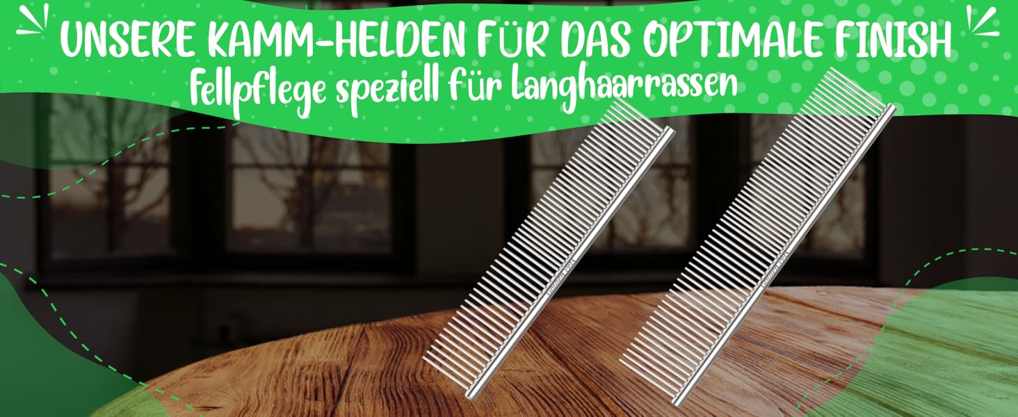Зубна щітка для собак та котів з захисними нопочками - видаляє підшерсток, ковтуни та вузли. Ідеальна для догляду за довгошерстих собак, таких як кокапу, пудель. Розмір S, професійний гребінь L