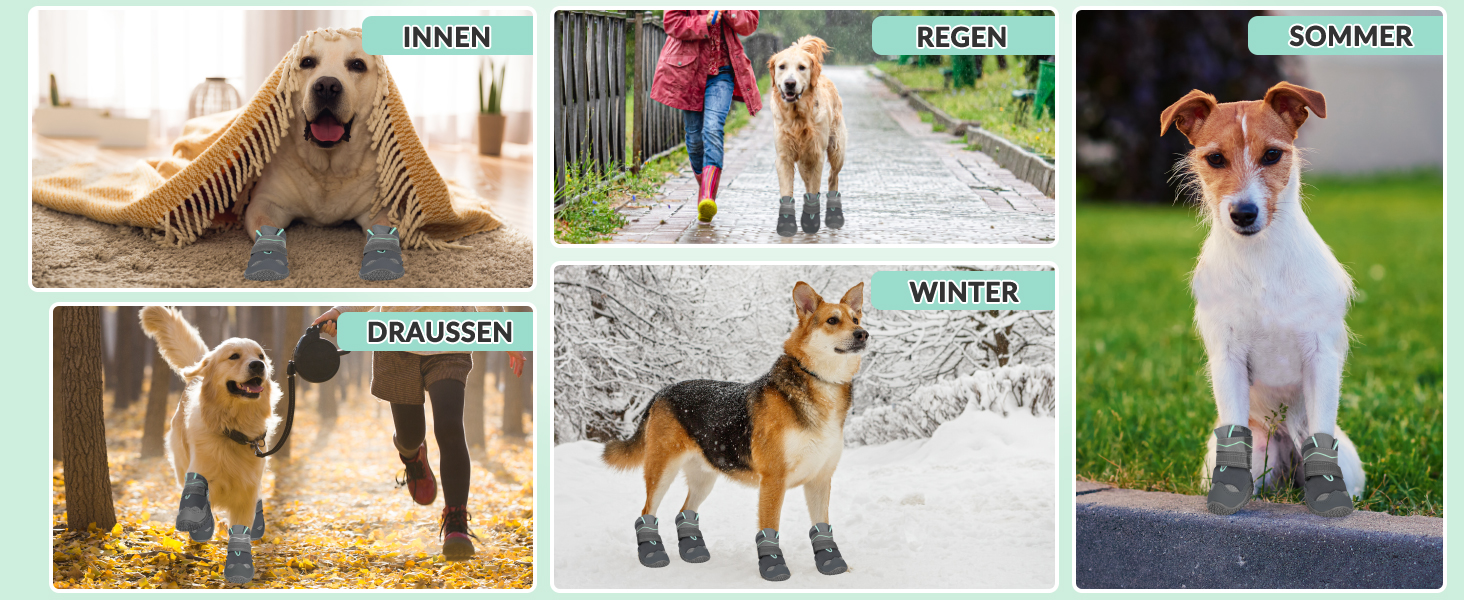 Чоботи для собак SlowTon, захист лап, 4 шт. Дихаючі собачі чоботи для активного відпочинку на вулиці з неслизькою підошвою, регульованою застібкою-липучкою, відбиваючими елементами. Підходять для собак маленьких, середніх та великих порід. Колір: Чорний. Розмір 0: ширина 3.5 см. Додатково: Водостійкі сірі чоботи (2 шт.)