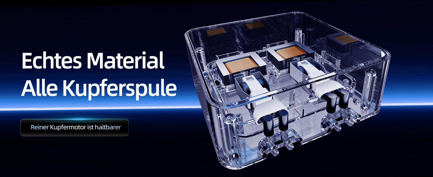 Повітряний компресор для акваріума Boxtech 10W, 4 виходи - тихий, регульований, для акваріумів 50-500л