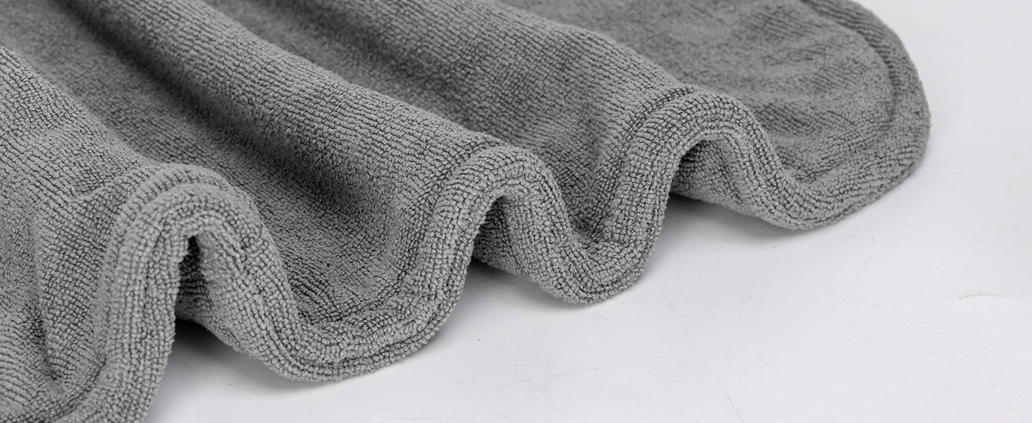 Рушник для собак та котів Nobleza Mikrofaer: швидко сохне, м'який, 5 розмірів, сірий (L)